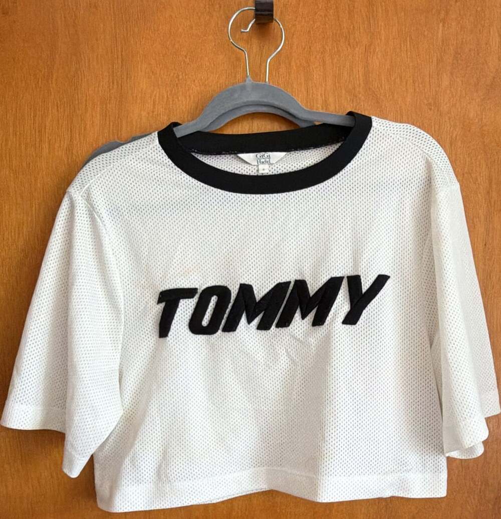 Tommy Hilfiger x Gigi Hadid Mesh Crop Top Size S White